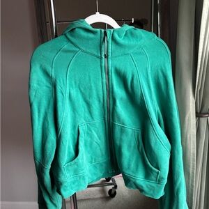 Lululemon Scuba Oversized Full-Zip Hoodie in Green